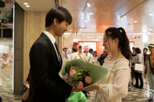 Happy surprise of love and gratitude!